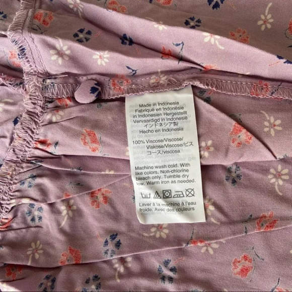 NWT Madewell  Tie-Sleeve Wrap Top in Prairie Posies - Picture 9 of 11